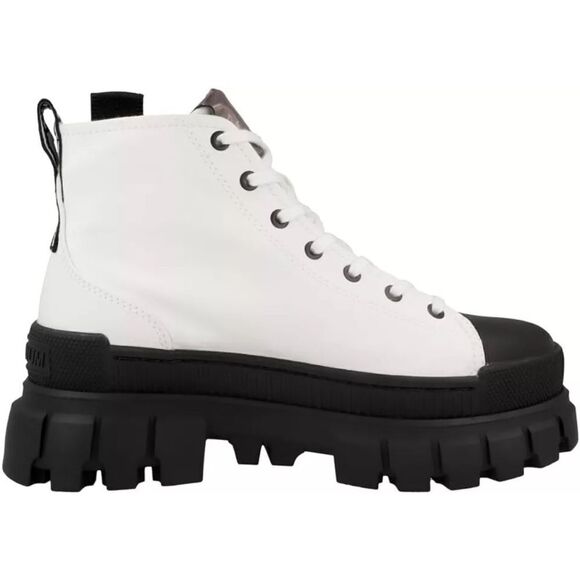 Palladium Revolt Hi TX Star White Platform Shoes - 9 - Great Condition - Picture 3 of 15